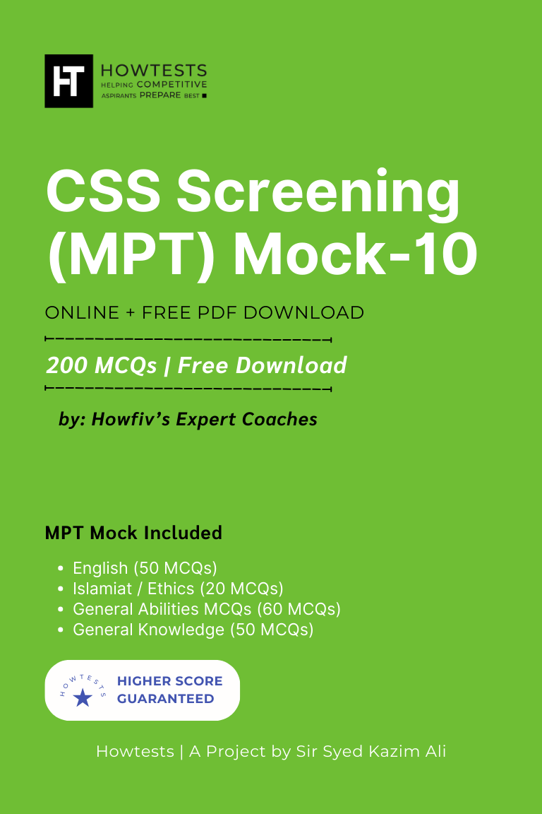 CSS Screening MPT Mock 10