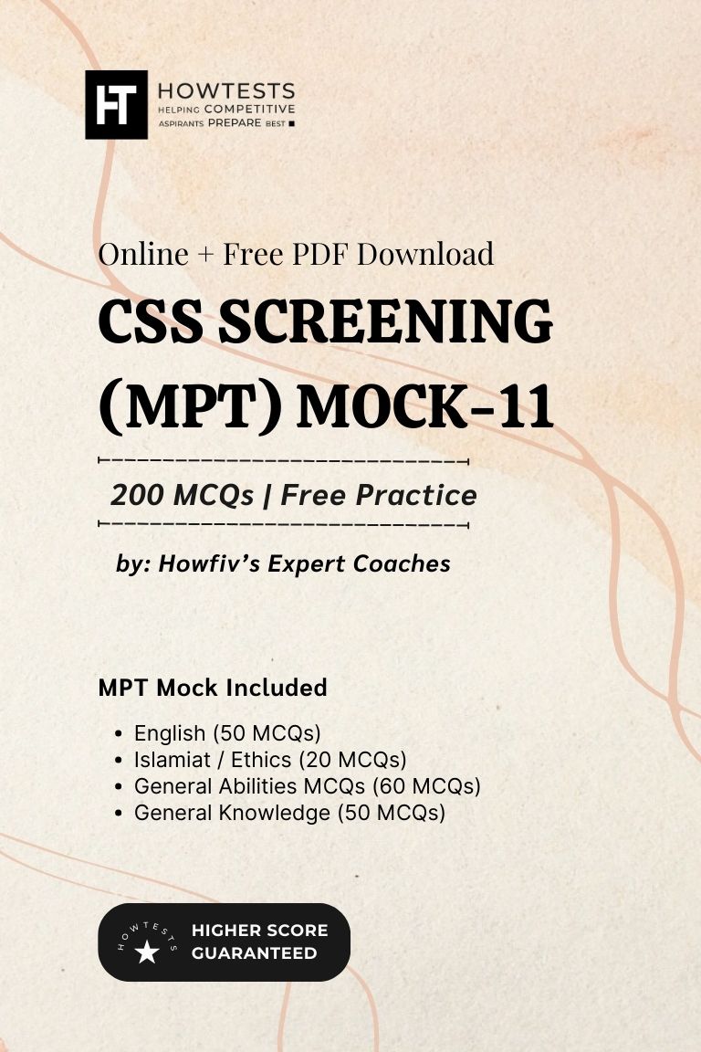 CSS Screening (MPT) Mock 11